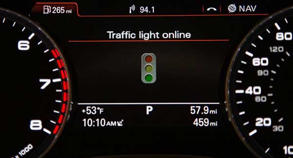 Audi Traffic Light Recognition Could Be The Answer To Your Frustrations!