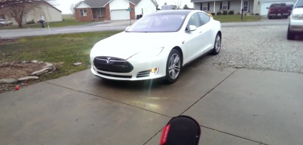 Watch This Tesla Park Itself ... Very Slowly