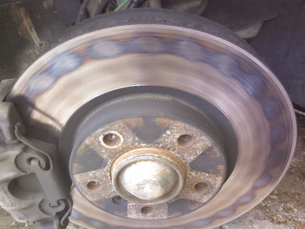 Brake Rotor Hot Spots